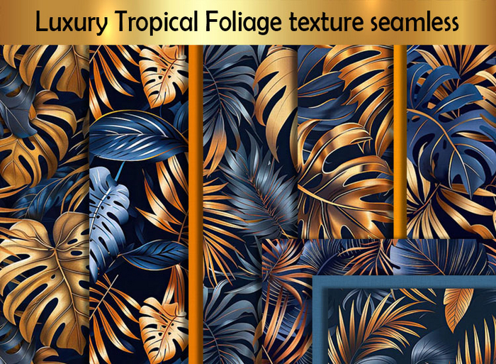 Tropical Map Texture Second Life Marketplace - Luxury Tropical Foliage texture seamless