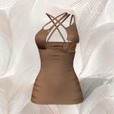Brown Maeve Dress Bombshell