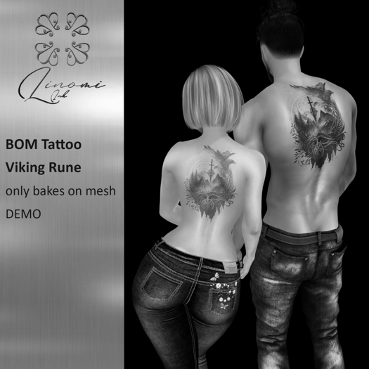[LinoMi] DEMO - BOM Tattoo - Viking Rune