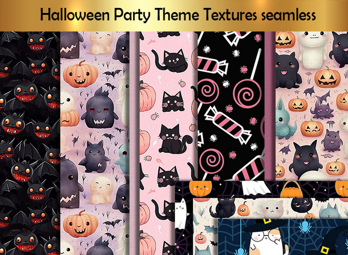 Halloween Party Theme Textures