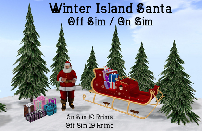 [Crazy] Winter Island Santa Off Sim / On Sim