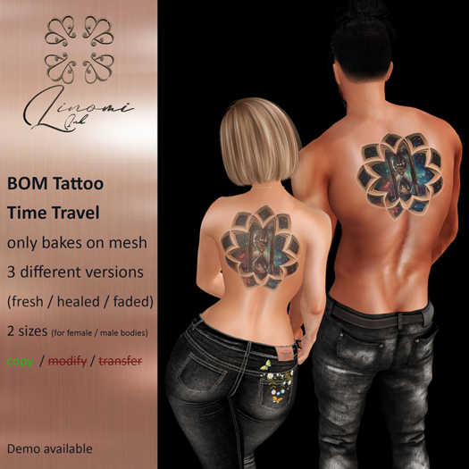 [LinoMi] BOM Tattoo - Time Travel