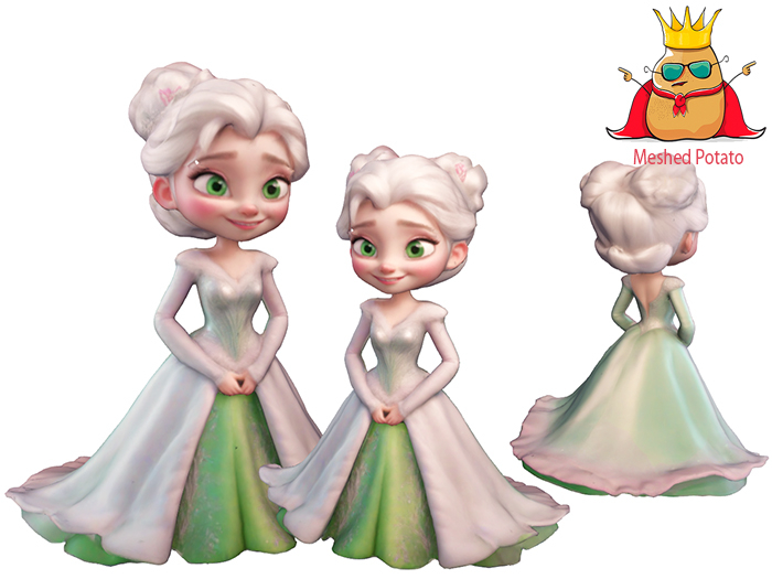 Meshed Potato - Snow Princess Full Perm