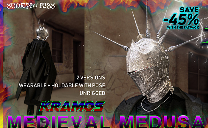 + SCORPIO KISS + Medusa Helmet*Fatpack