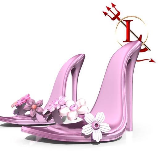 Pink Flower Heels KHARA