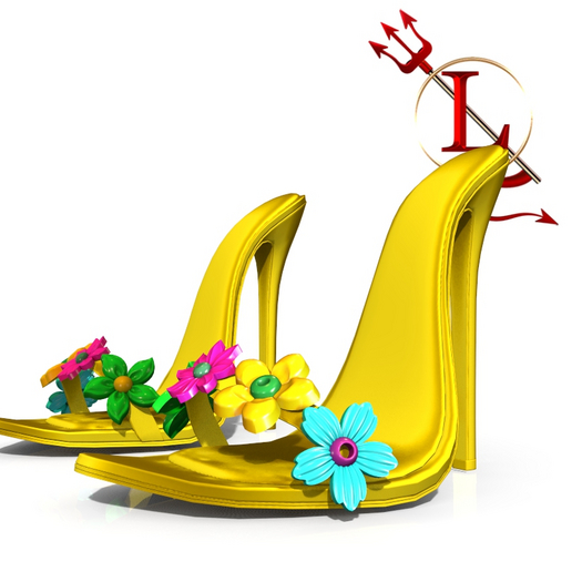 Yellow Flower Heels KHARA