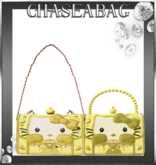 Yellow "Kitty Kisses" Hangbag