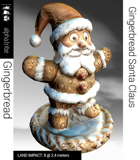 a.tribe::: [Gingerbread] Gingerbread Santa 01 LI 8