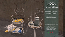*HH* Laurette Vintage Garden Chairs Wistful Whims