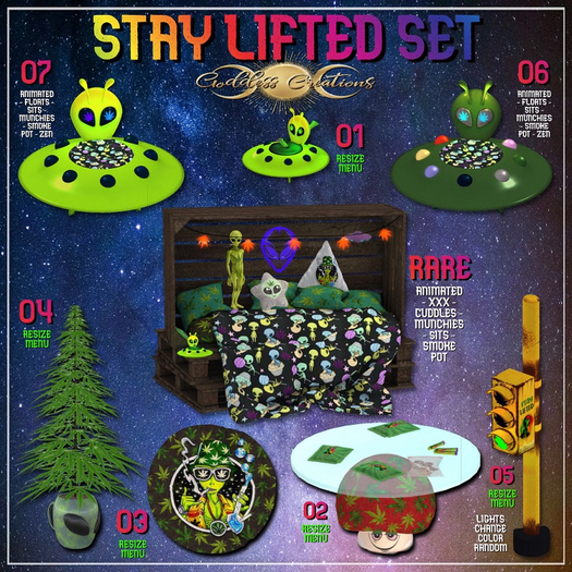 31 )O( GC: Stay Lifted Set Couch RARE