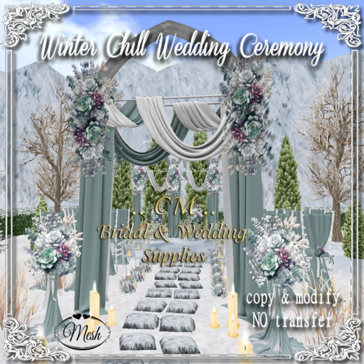 CM..Winter Chill Wedding Ceremony Set