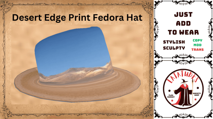 Desert Edge Fedora Hat