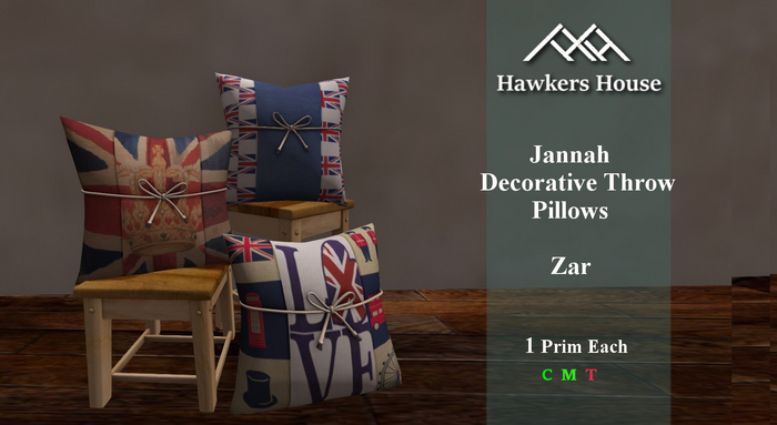 *HH* Jennah Decorative Throw Pillow Zar
