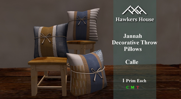 *HH* Jennah Decorative Throw Pillow Calle