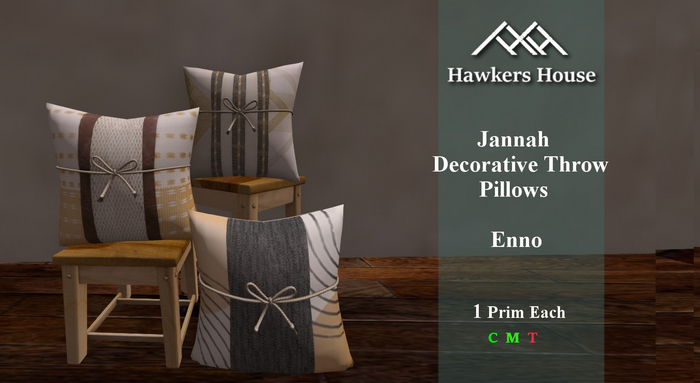 *HH* Jennah Decorative Throw Pillow Enno