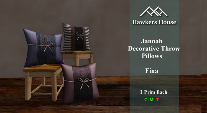*HH* Jennah Decorative Throw Pillow Fina