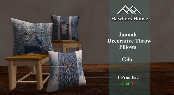 *HH* Jennah Decorative Throw Pillow Gila
