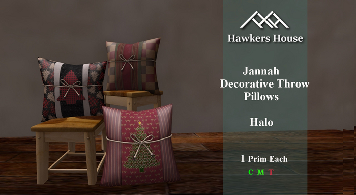 *HH* Jennah Decorative Throw Pillow Halo
