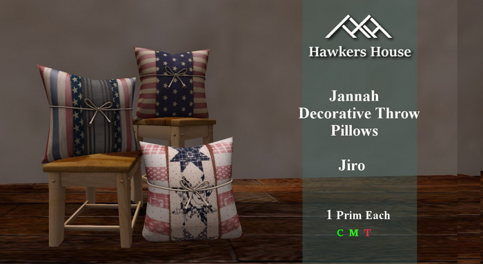 *HH* Jennah Decorative Throw Pillow Jiro