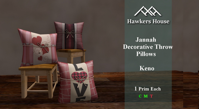 *HH* Jennah Decorative Throw Pillow Keno