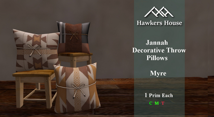 *HH* Jennah Decorative Throw Pillow Myre