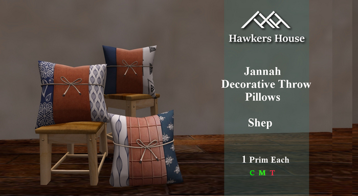 *HH* Jennah Decorative Throw Pillow Shep