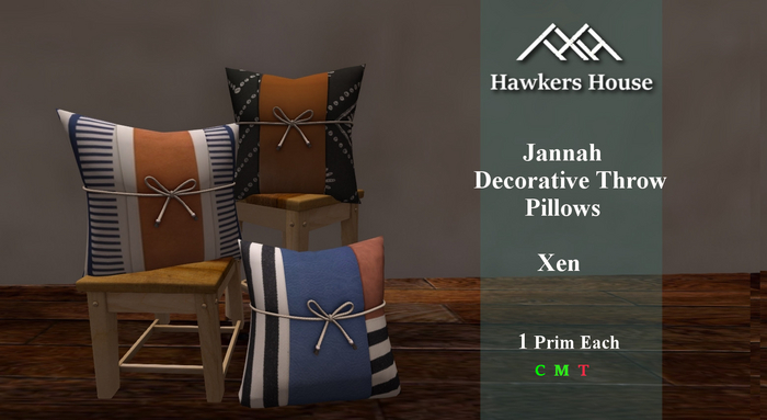 *HH* Jennah Decorative Throw Pillow Xen