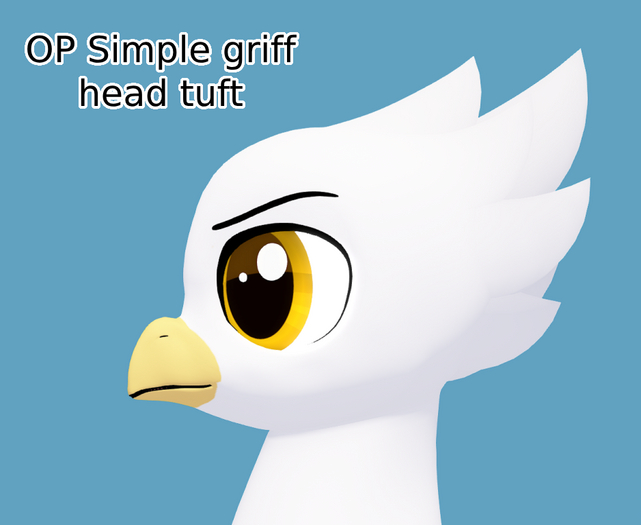 OP simple griff head tuft