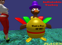 Inflatable turkey Piece   - PLAGEN  (ADD)