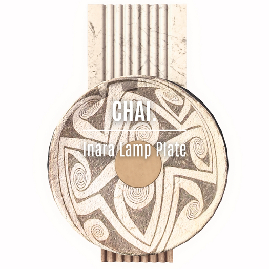 CHAI. Inara Ornament Lamp Decorative Plate(Rez Me)