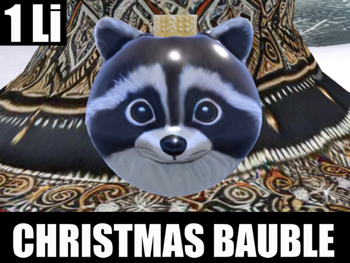 Christmas Bauble Raccoon