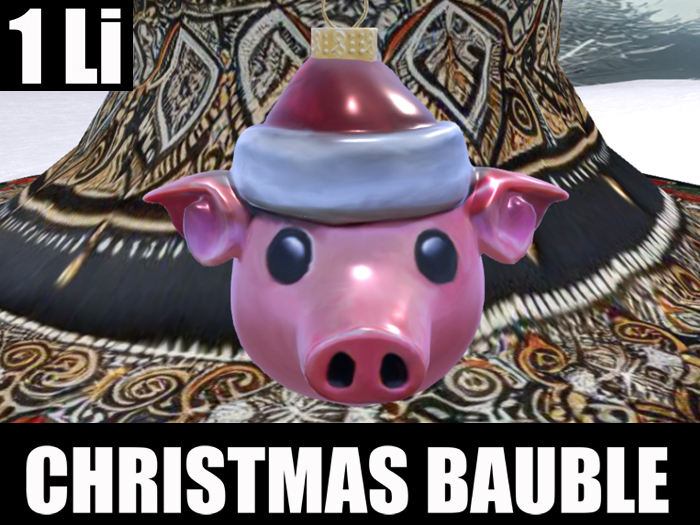 Christmas Bauble Pig