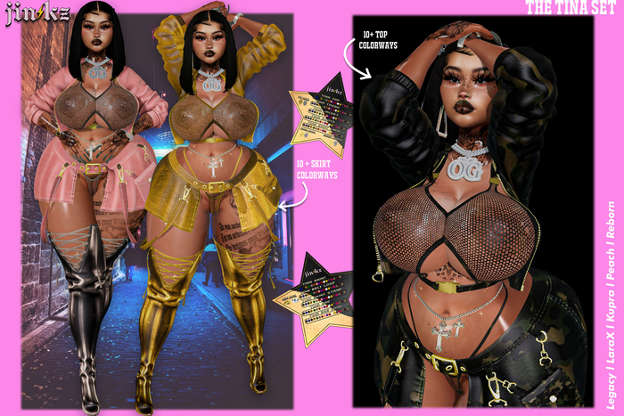 [JINKZ] Tina Gold Jacket