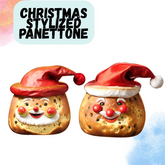"MB" Christmas stylized panettone