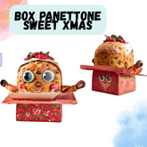 "MB" box panettone sweet xmas