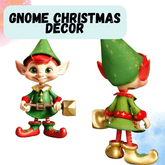 "MB" gnome christmas decor