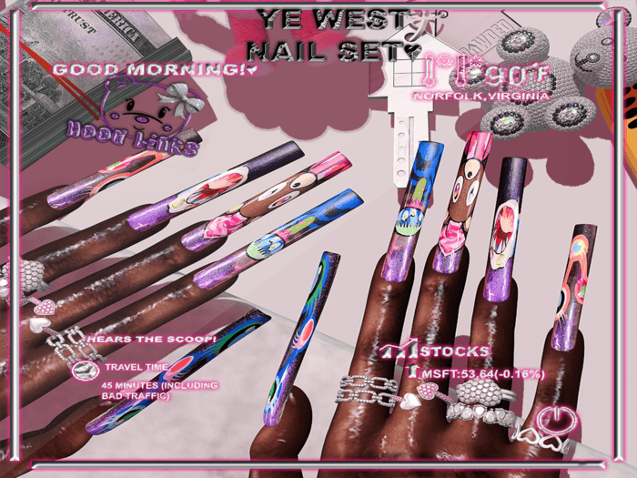 {HOODLINKS}YE WEST SET