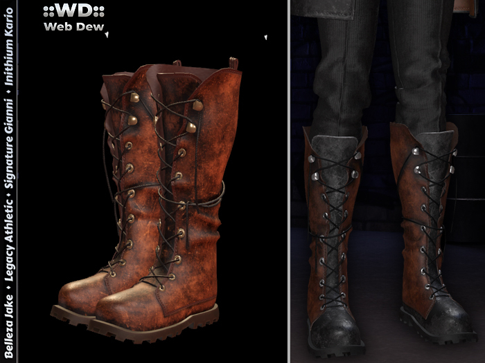 ::WD:: Boots Daniel - Brown-Red