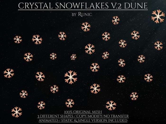 .: Runic :. Crystal Snowflakes v.2 Dune