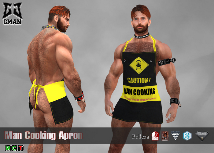 [GMan] ES - Man Cooking Apron MAV