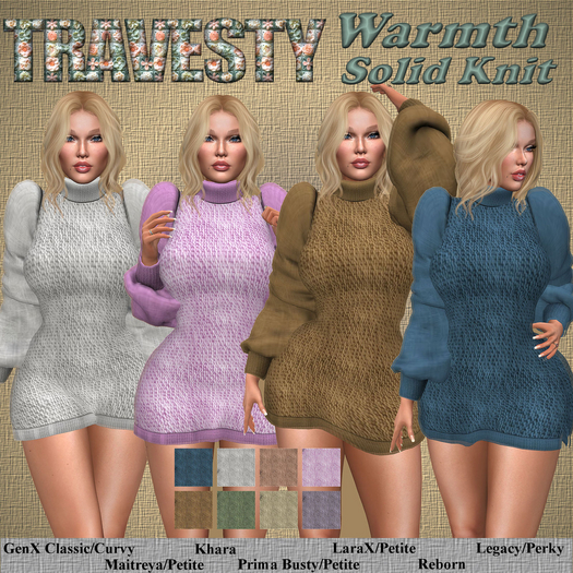 Travesty Warmth Solid Knit