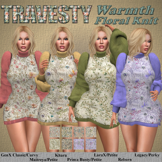 Travesty Warmth Floral Knit