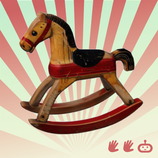 Wooden Rocking Horse 01