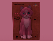 Female KittyCatS breedable cat Chateau Cat - Pink & White No. 1
