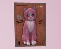 Male KittyCatS Kitten Chateau Cat - Pink & White No. 1