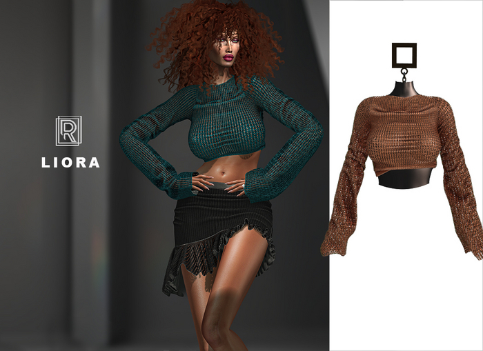 RAPTURE-Top Liora-Burnt Orange