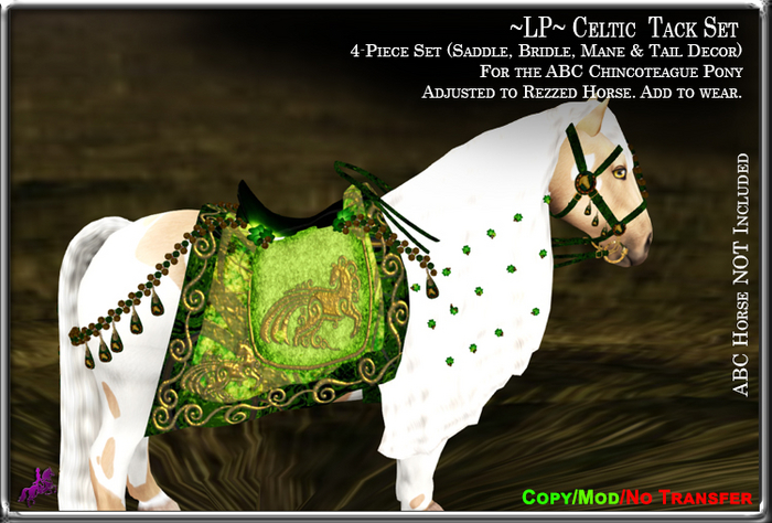 ~LP~ Celtic Tack Set (ABC Chincoteague) BOXED