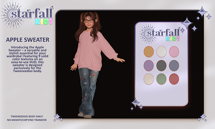 {Starfall Kids} - Apple Sweater