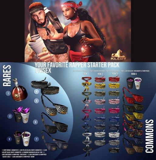 MAJESTY - RARE Lean splash [white]