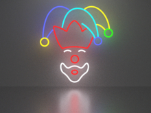 Clown 1 neon sign Full Permission